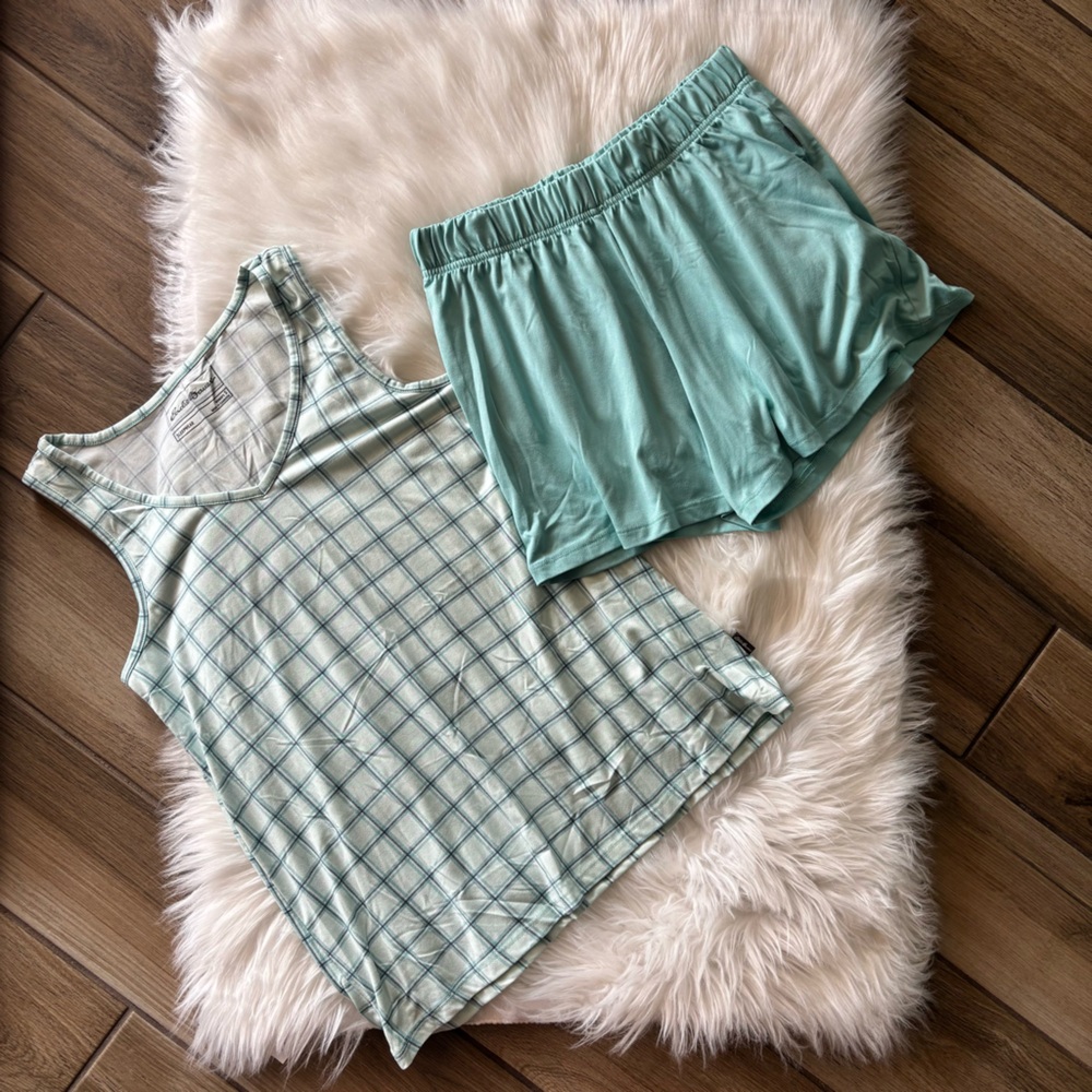 Eddie Bauer Mint Green Sleepwear Set